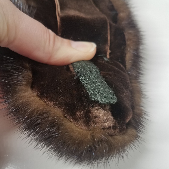 Vintage Fox Fur Brown Stole Shawl - Picture 10 of 10